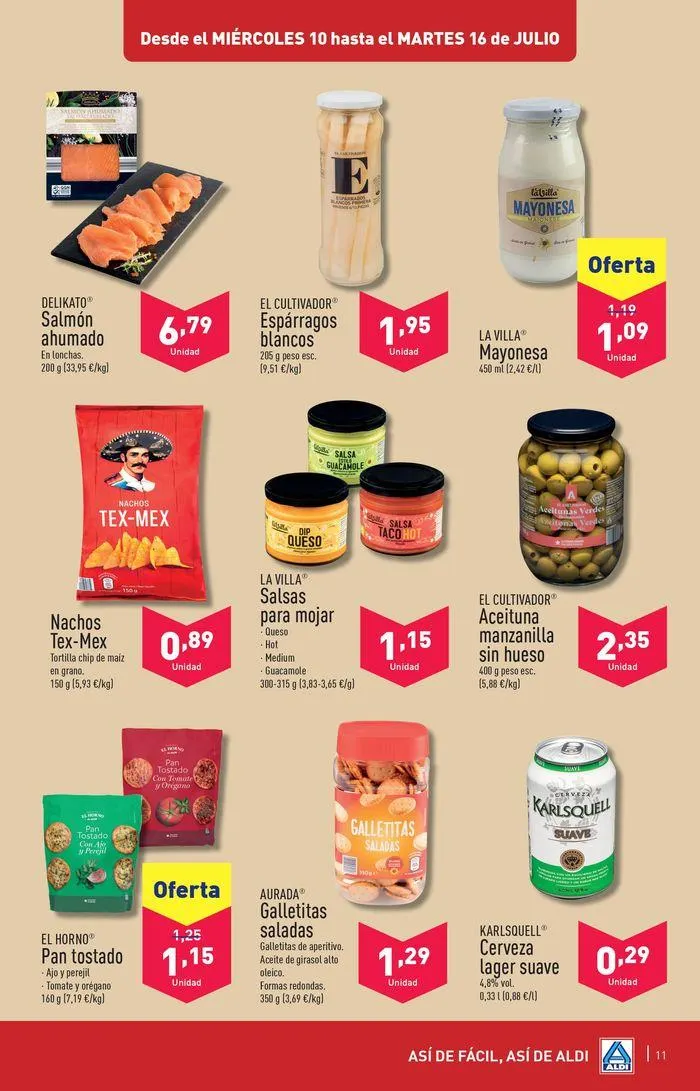 Catálogo de ¡Así de fácil, así de Aldi! 10 de julio al 16 de julio 2024 - Página 11