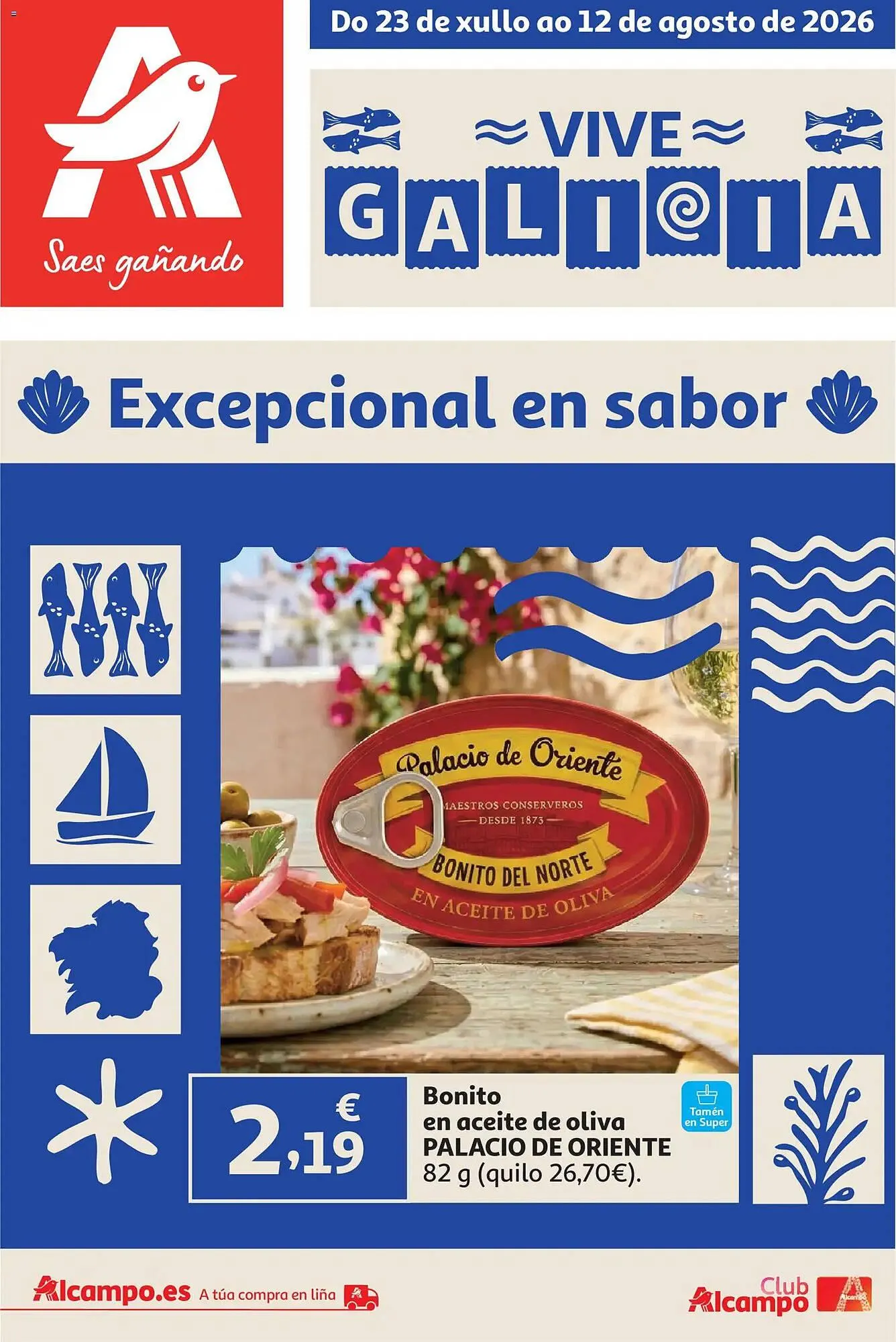 Catálogo de Folleto Alcampo 23 de julio al 12 de agosto 2026 - Página 1