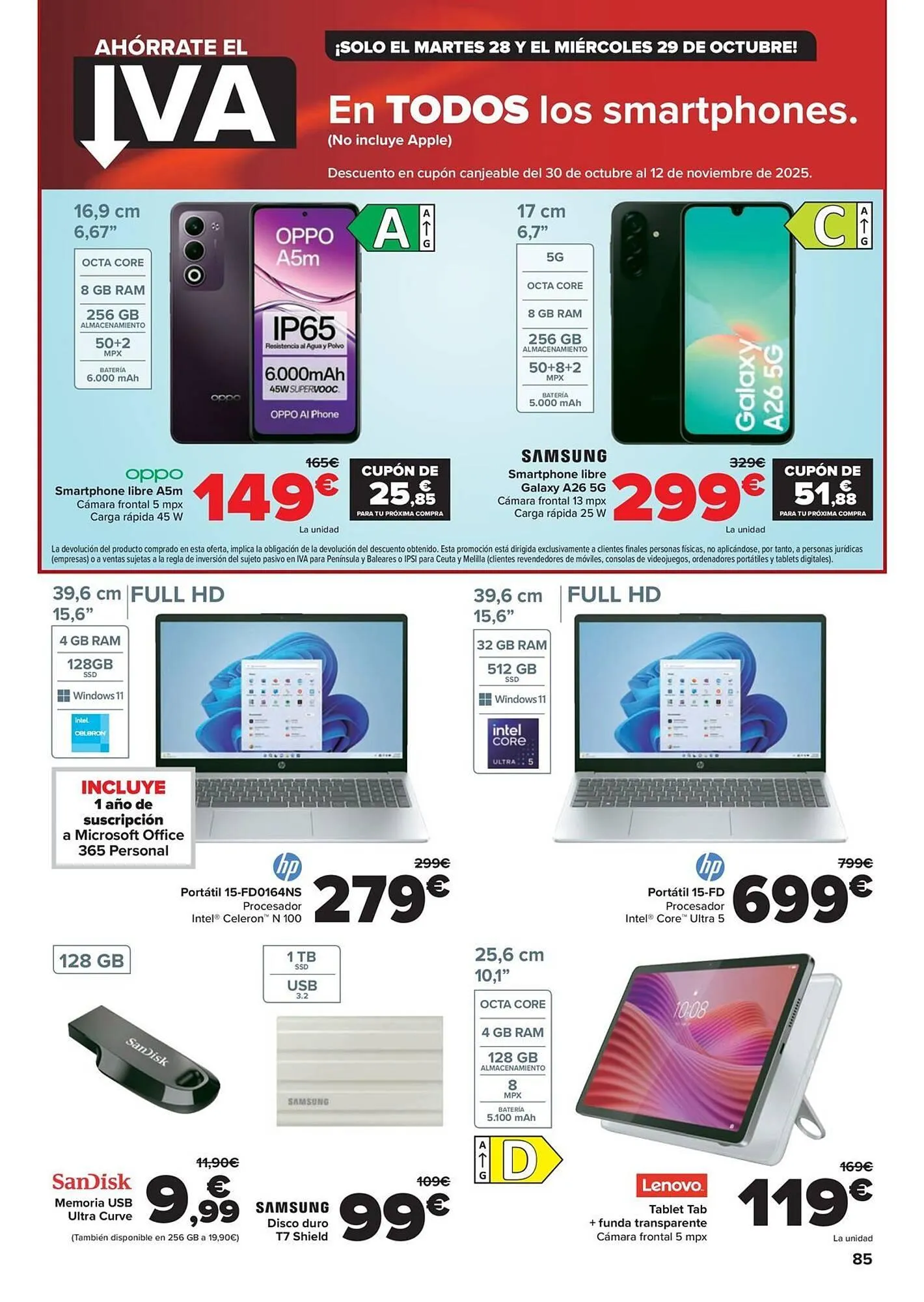 Catálogo de Folleto Carrefour 28 de octubre al 13 de noviembre 2025 - Página 85