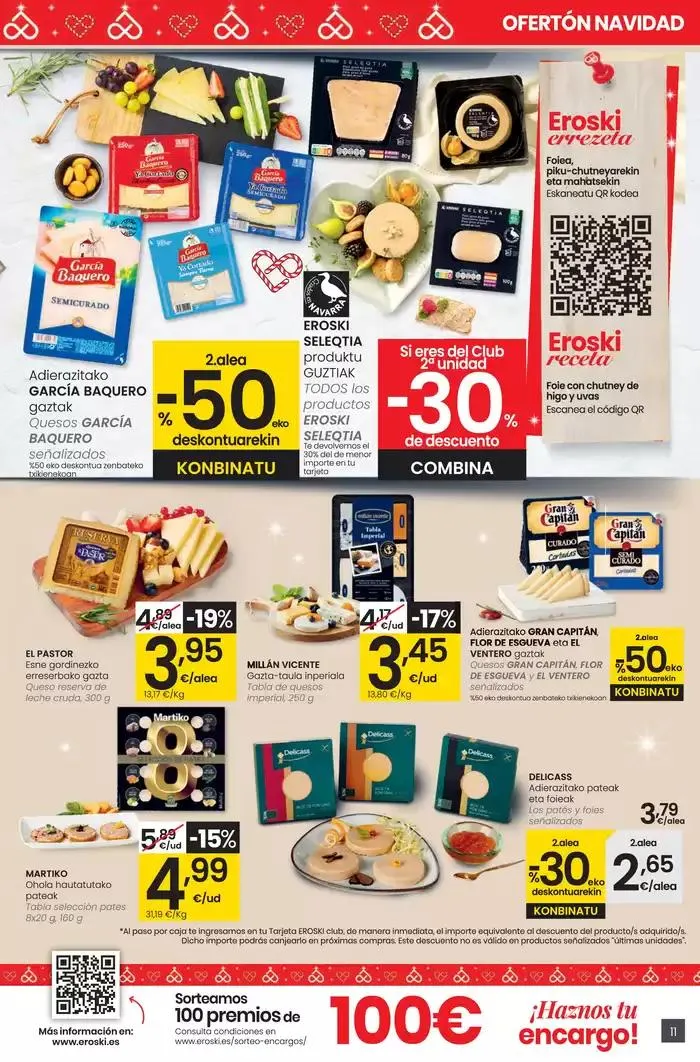 Catálogo de Gabonetako eskaintza handi SUPERMERKATUAK EROSKI CENTER 28 de noviembre al 17 de diciembre 2024 - Página 11