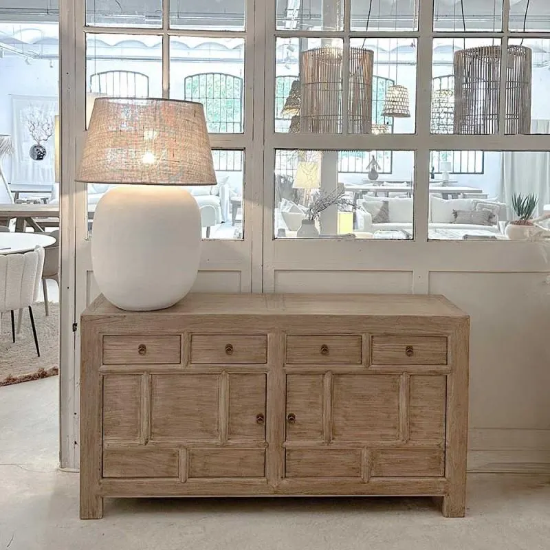 Palo Santo elm sideboard drawers, 160cm