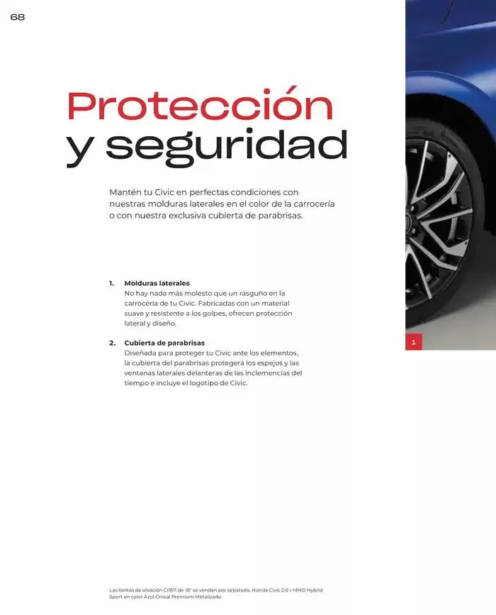 Catálogo de Honda Civic-Hybrid 30 de agosto al 30 de junio 2025 - Página 68