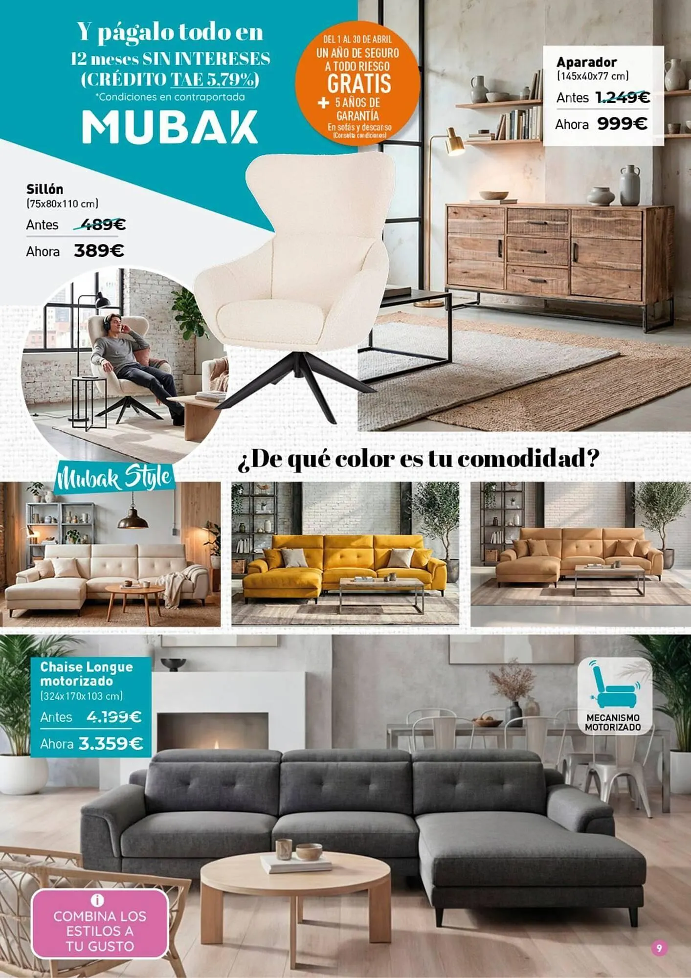 Catálogo de Folleto Mubak 1 de abril al 30 de abril 2026 - Página 9