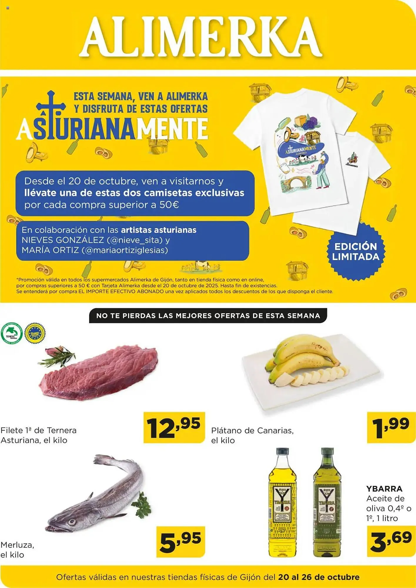 Catálogo de Folleto Alimerka 20 de octubre al 26 de octubre 2025 - Página 1