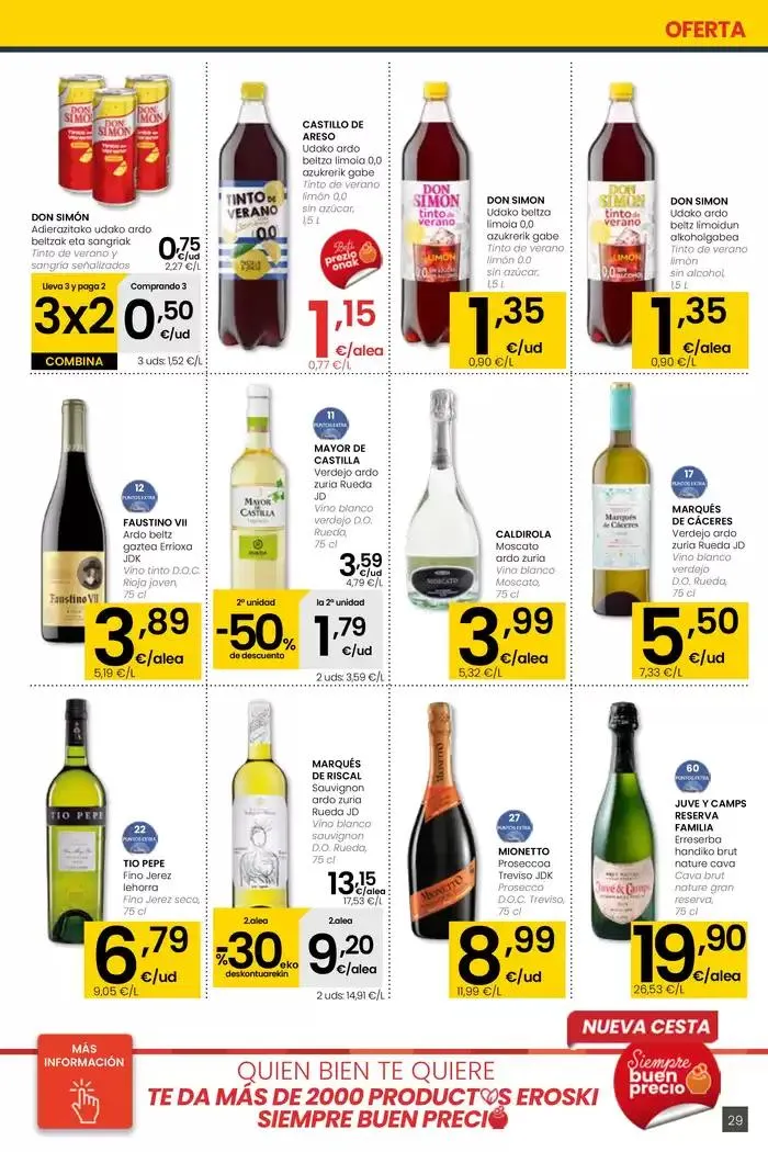 Catálogo de AUKERA OFERTA HIPERMERKATUAK EROSKI 2 de mayo al 13 de mayo 2025 - Página 29