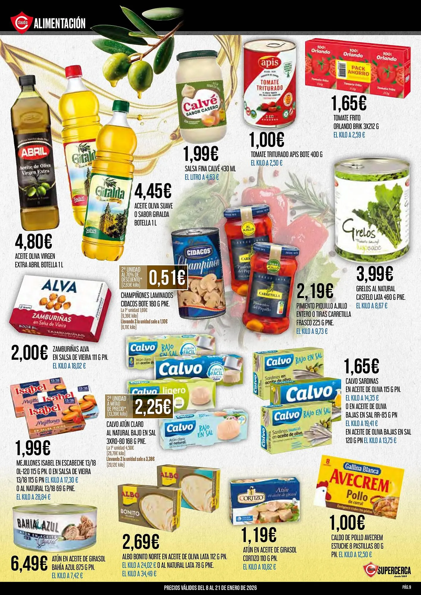 Catálogo de Folleto Claudio 8 de enero al 21 de enero 2026 - Página 9