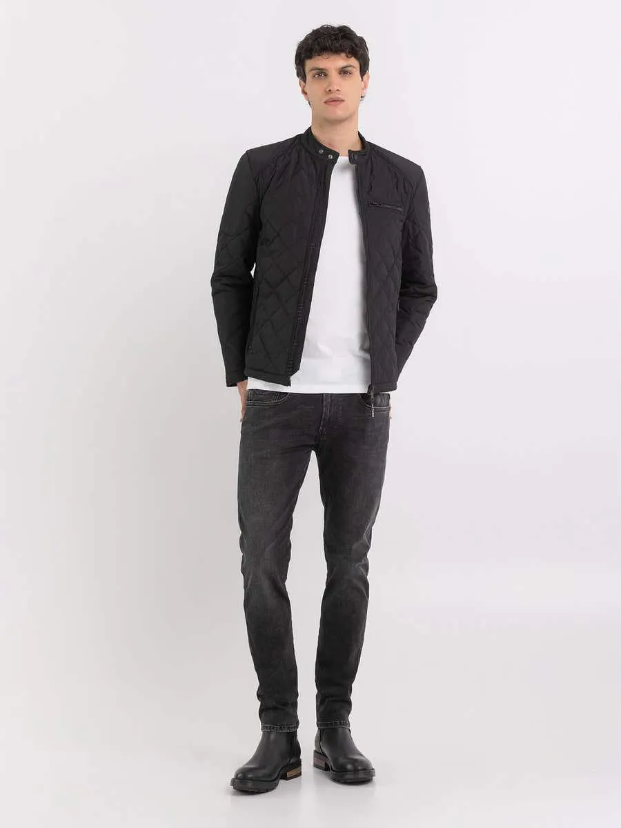 Cazadora corta de poliéster Oxford