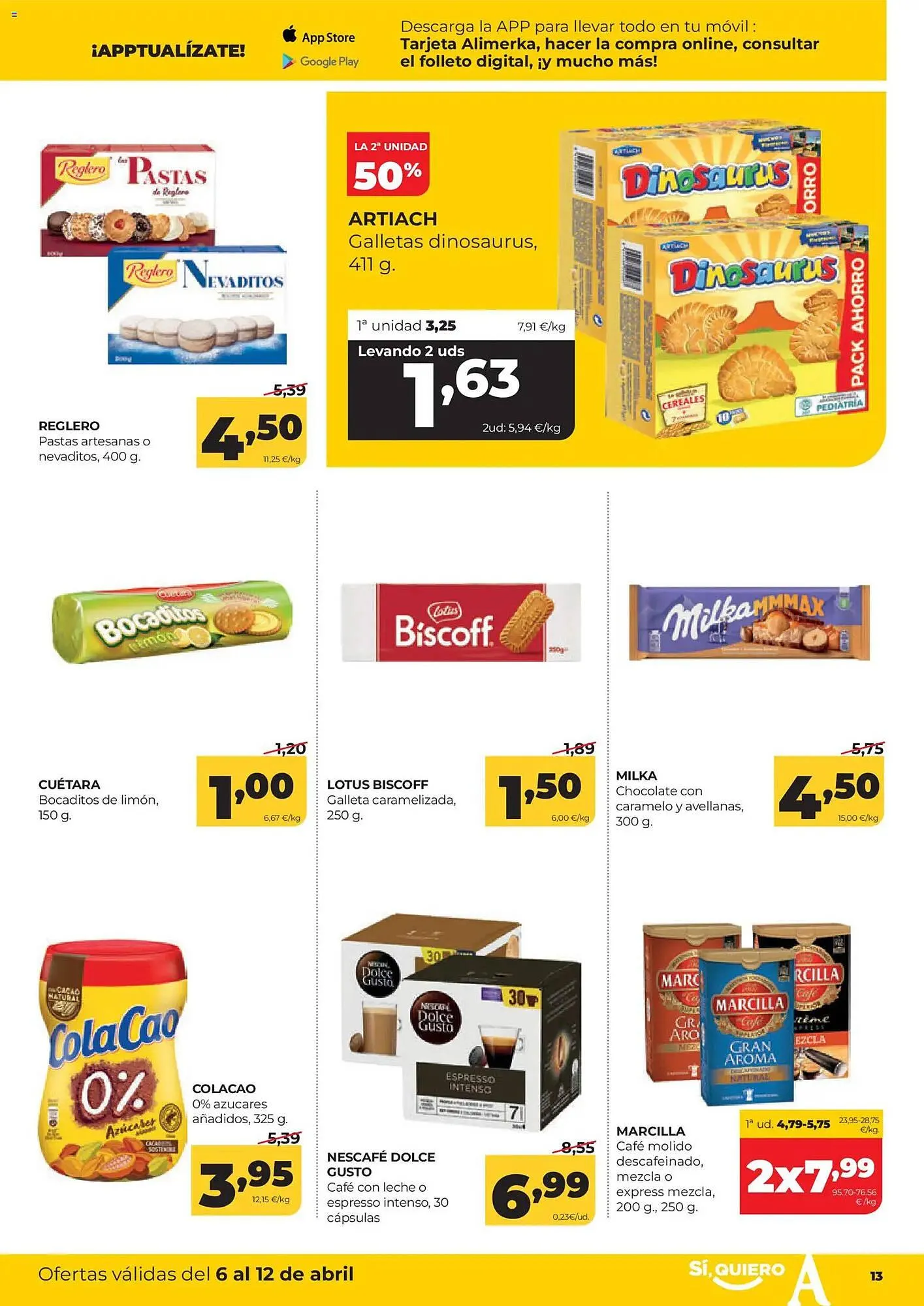 Catálogo de Folleto Alimerka 6 de abril al 12 de abril 2026 - Página 13