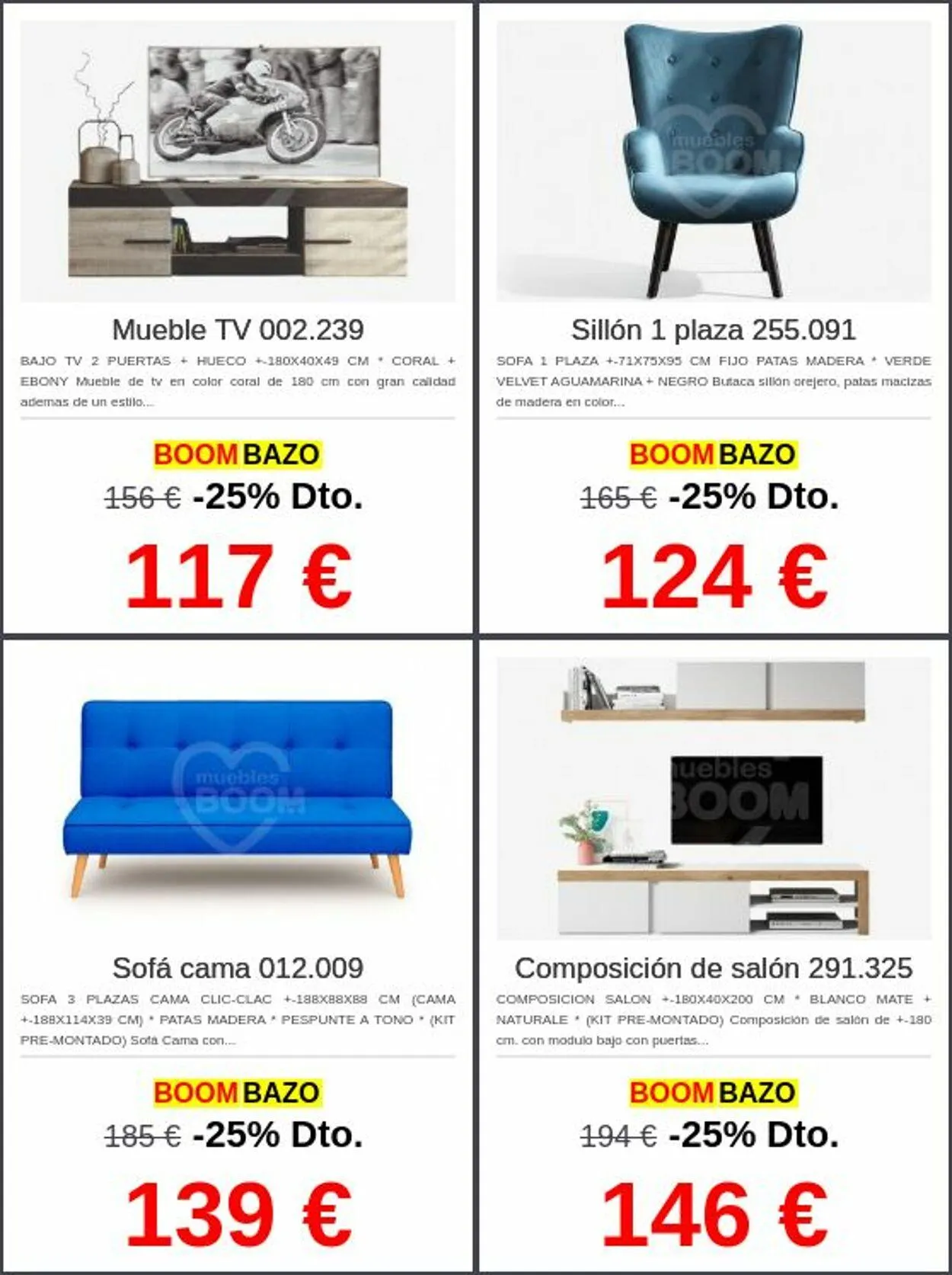 Catálogo de Muebles BOOM Oferta actual 24 de noviembre al 3 de diciembre 2025 - Página 4