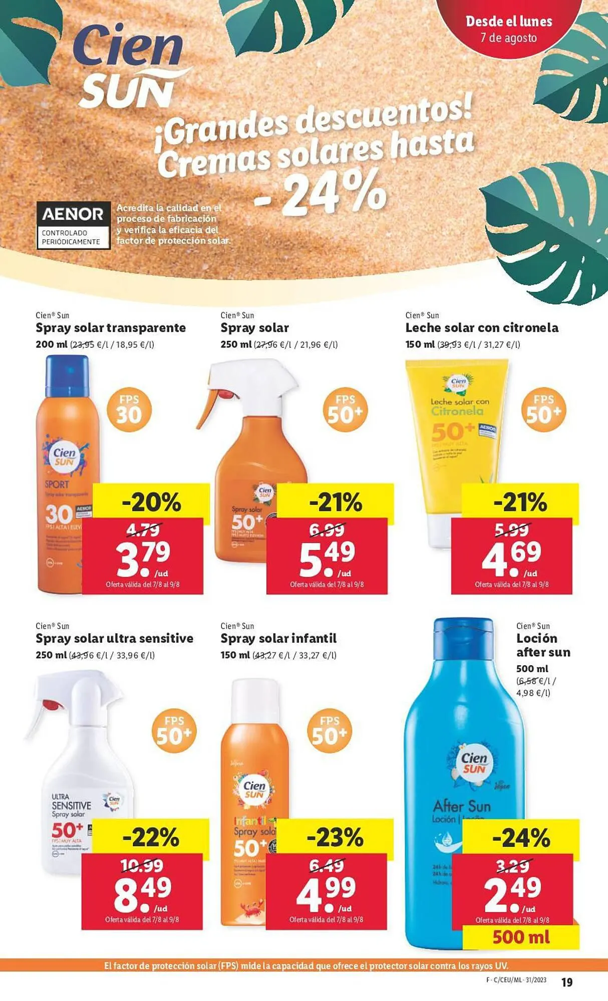 Catálogo de Folleto Lidl 3 de agosto al 9 de agosto 2023 - Página 19