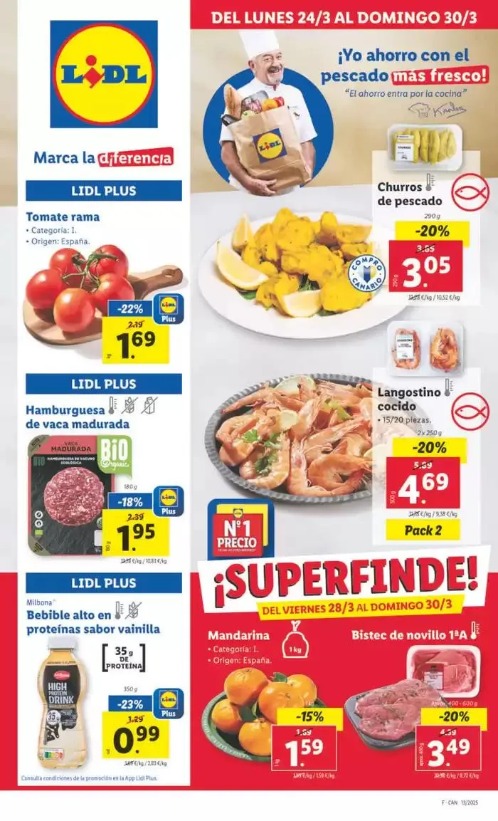 Catálogo de № 1 PRECIO - Ofertas válidas del 24/03 al 30/03 24 de marzo al 30 de marzo 2025 - Página 1