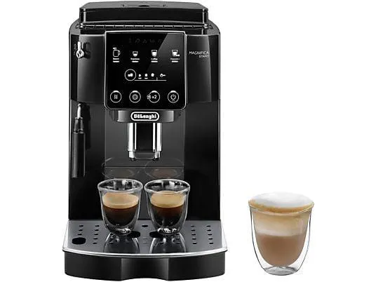 Cafetera superautomática - De'Longhi Magnifica Start ECAM220.21.BG, Molinillo integrado, Sistema Thermoblock, Vaporizador, 1450 W, 15 bar, Negro