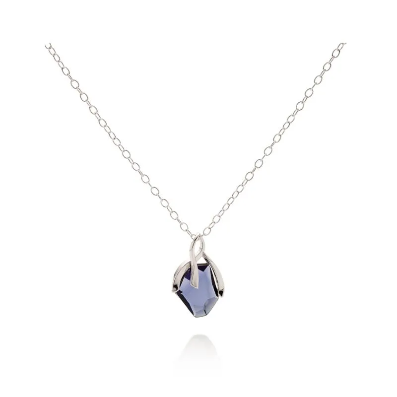 Gargantilla blue crystal