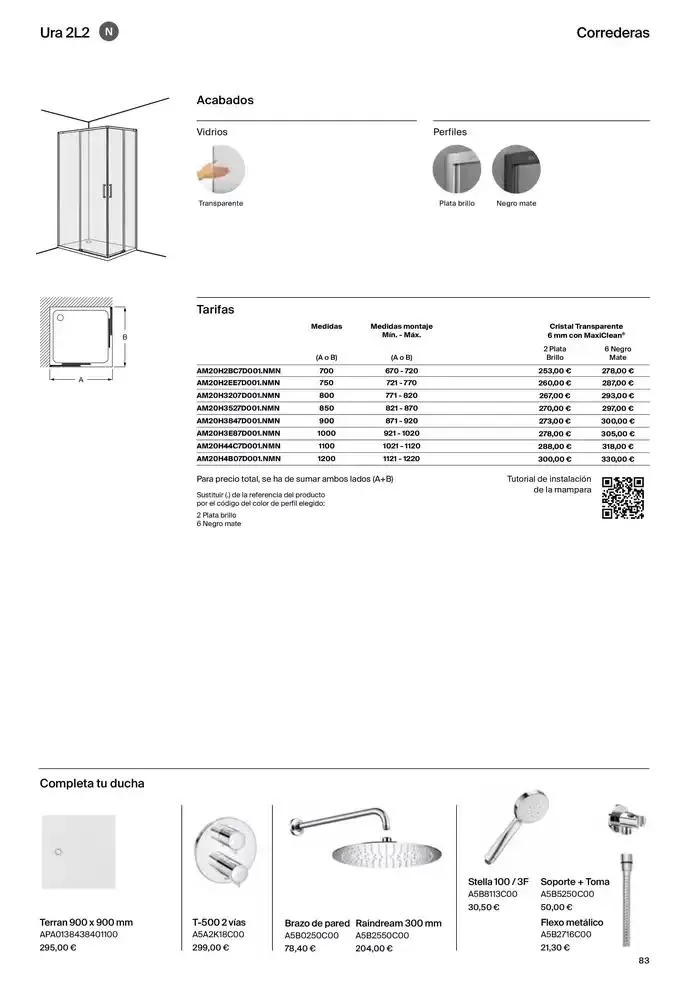 Catálogo de Mamparas de Baño 9 de enero al 31 de diciembre 2025 - Página 85