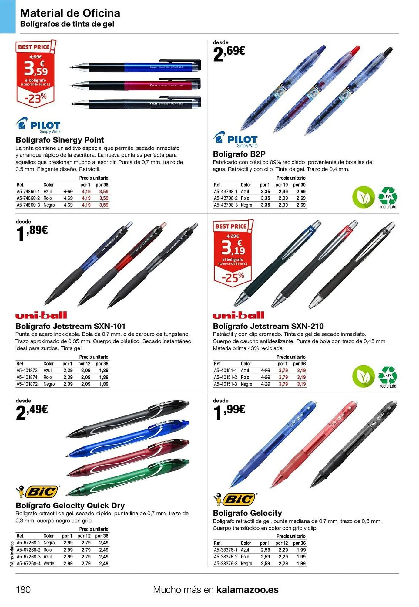 Catálogo de Folleto Staples Kalamazoo 19 de enero al 31 de diciembre 2026 - Página 180