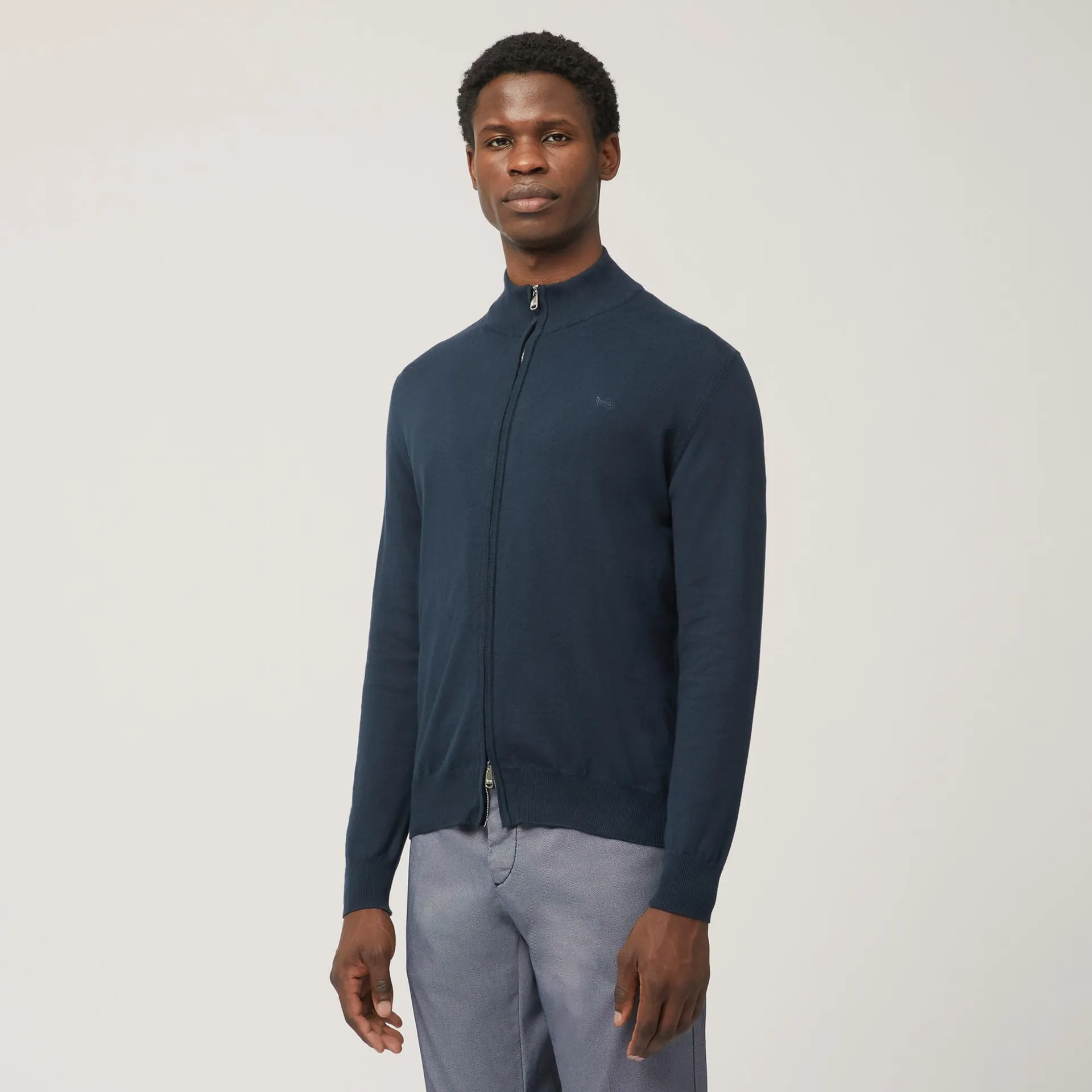 Sudadera Con Cremallera Completa Y Doble Tirador