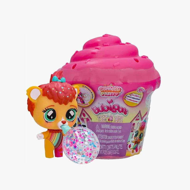 FIGURA BUBILOONS FIESTA CONFETI MODELOS SURTIDOS