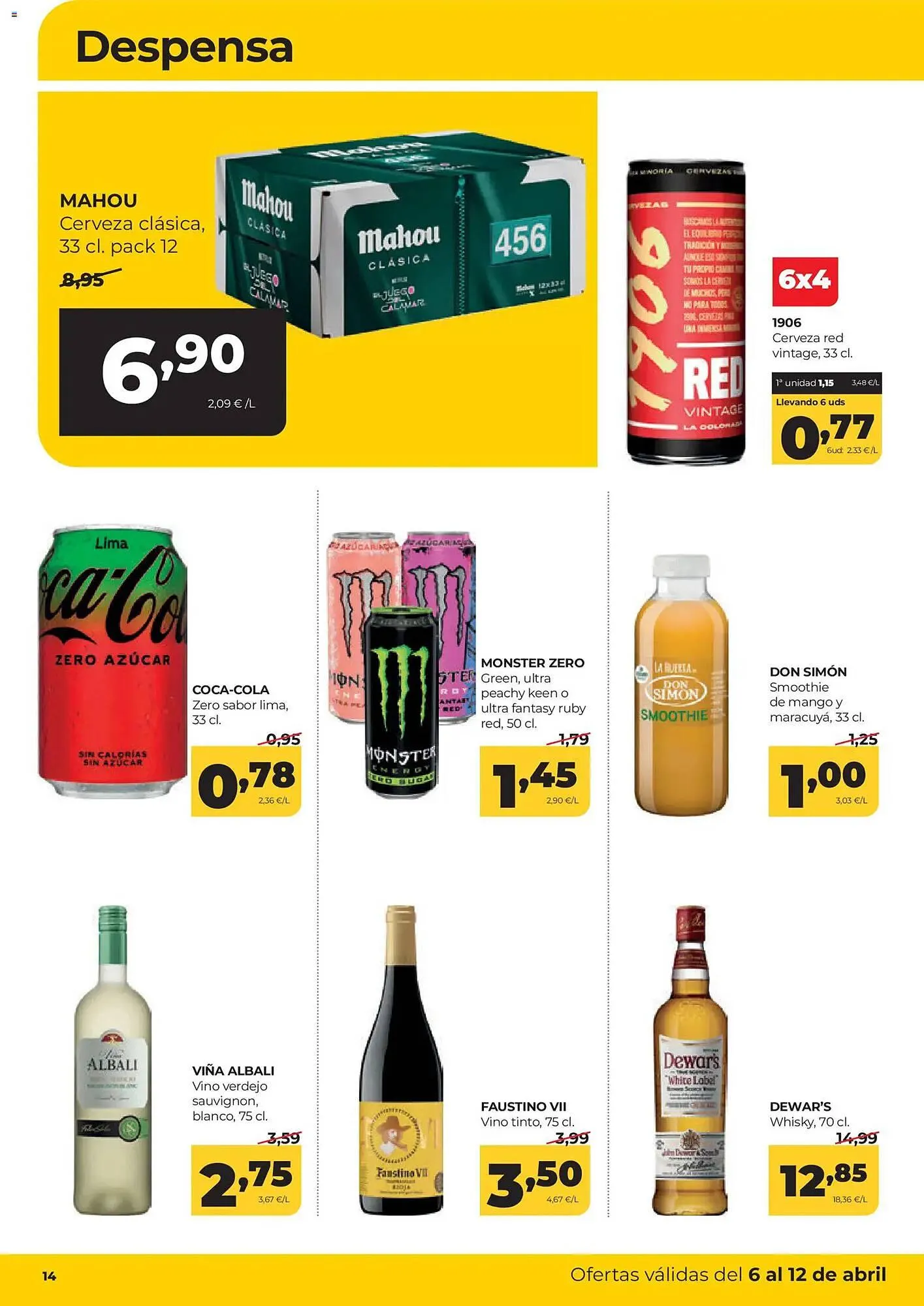 Catálogo de Folleto Alimerka 6 de abril al 12 de abril 2026 - Página 14