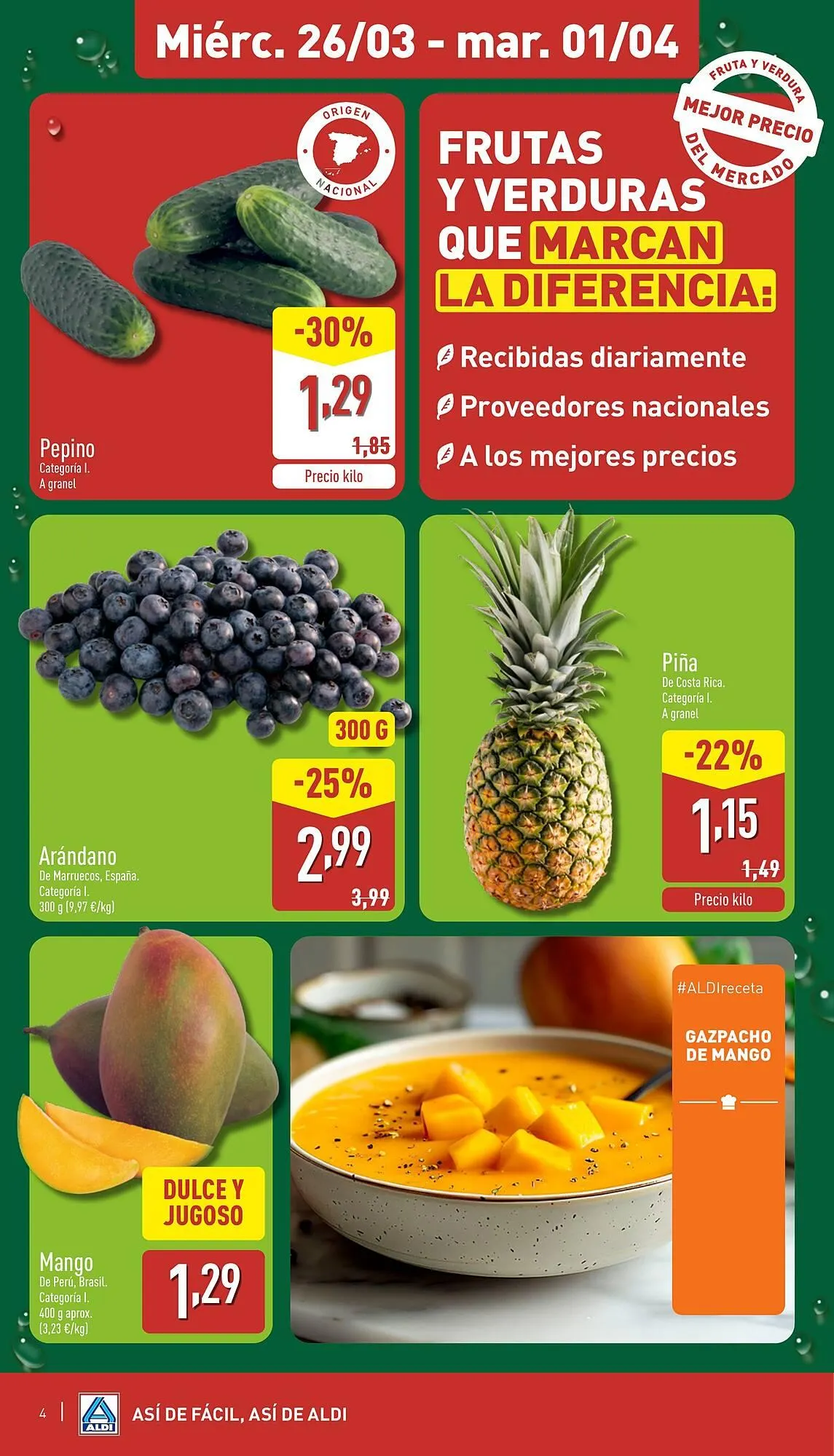 Catálogo de Folleto ALDI 26 de marzo al 1 de abril 2025 - Página 4