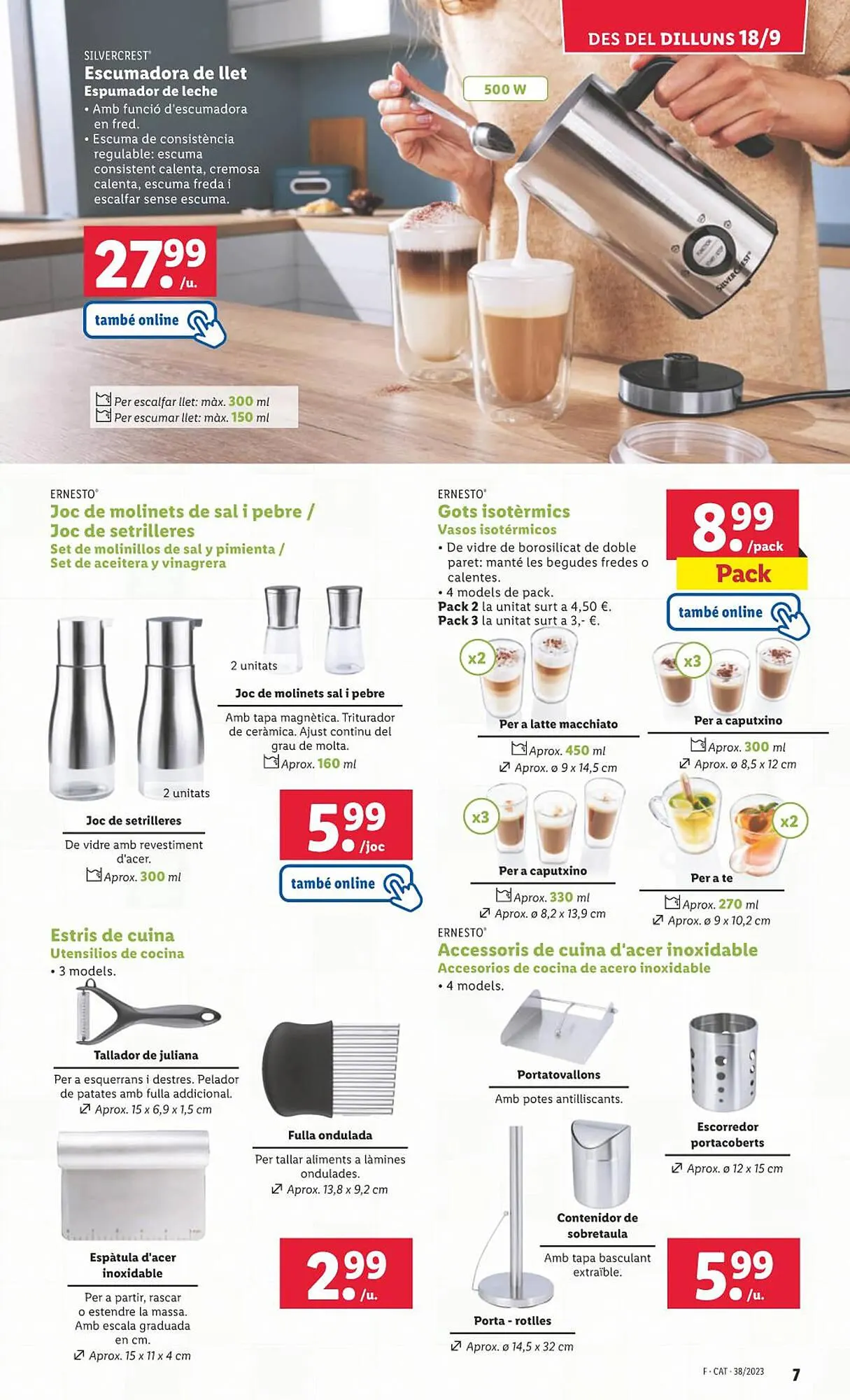 Catálogo de Folleto Lidl 18 de septiembre al 25 de septiembre 2023 - Página 7