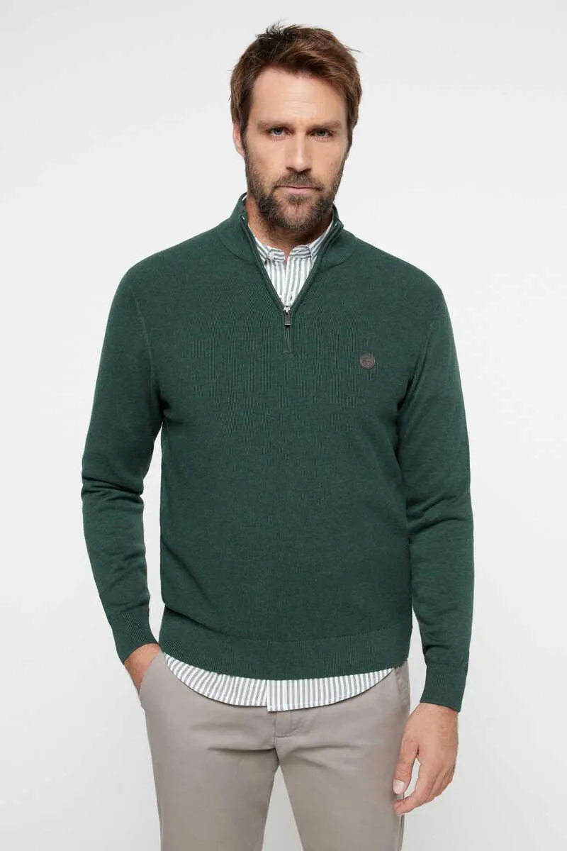 Jersey Cremallera Algodón.