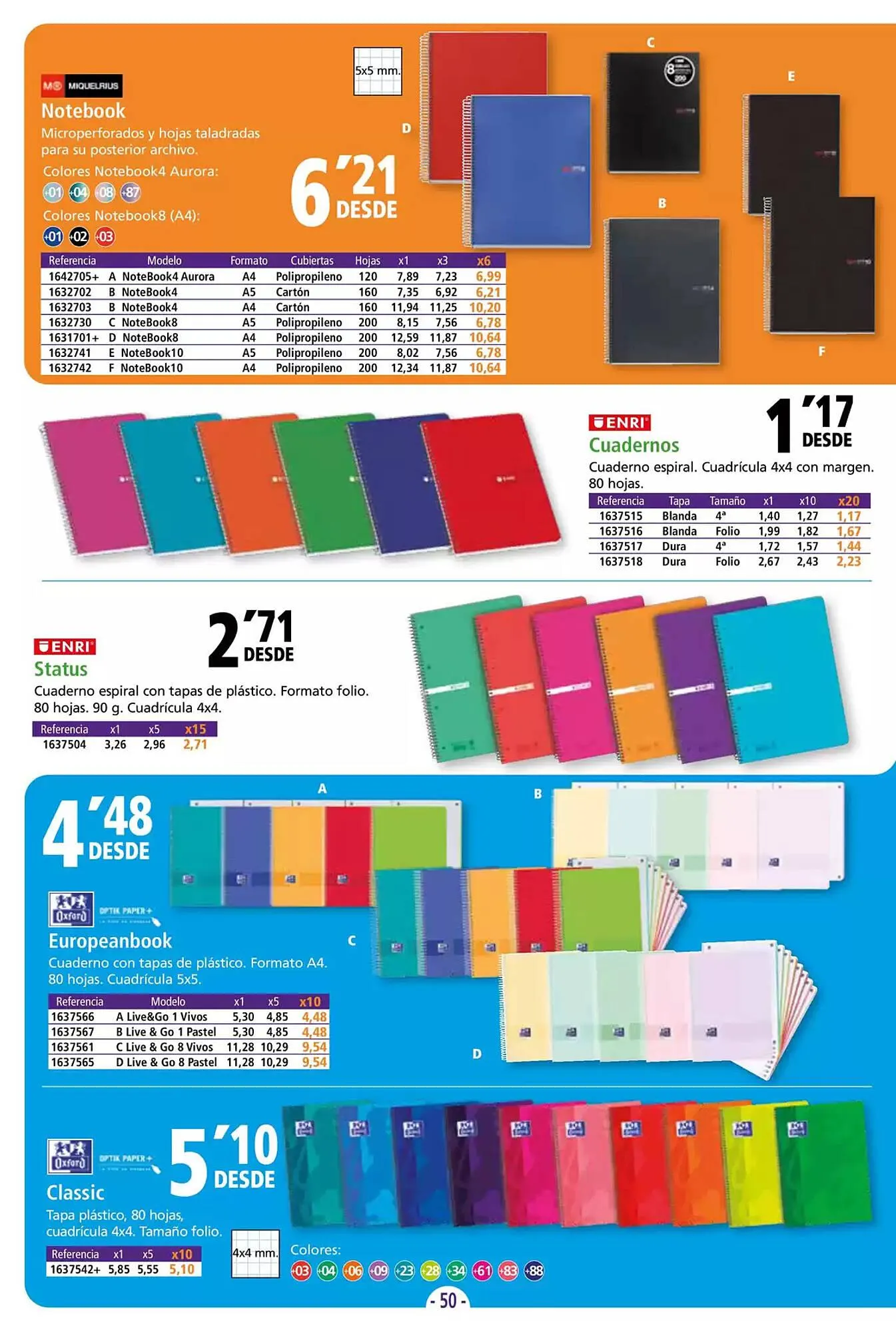 Catálogo de Folleto Folder 8 de mayo al 10 de octubre 2025 - Página 50