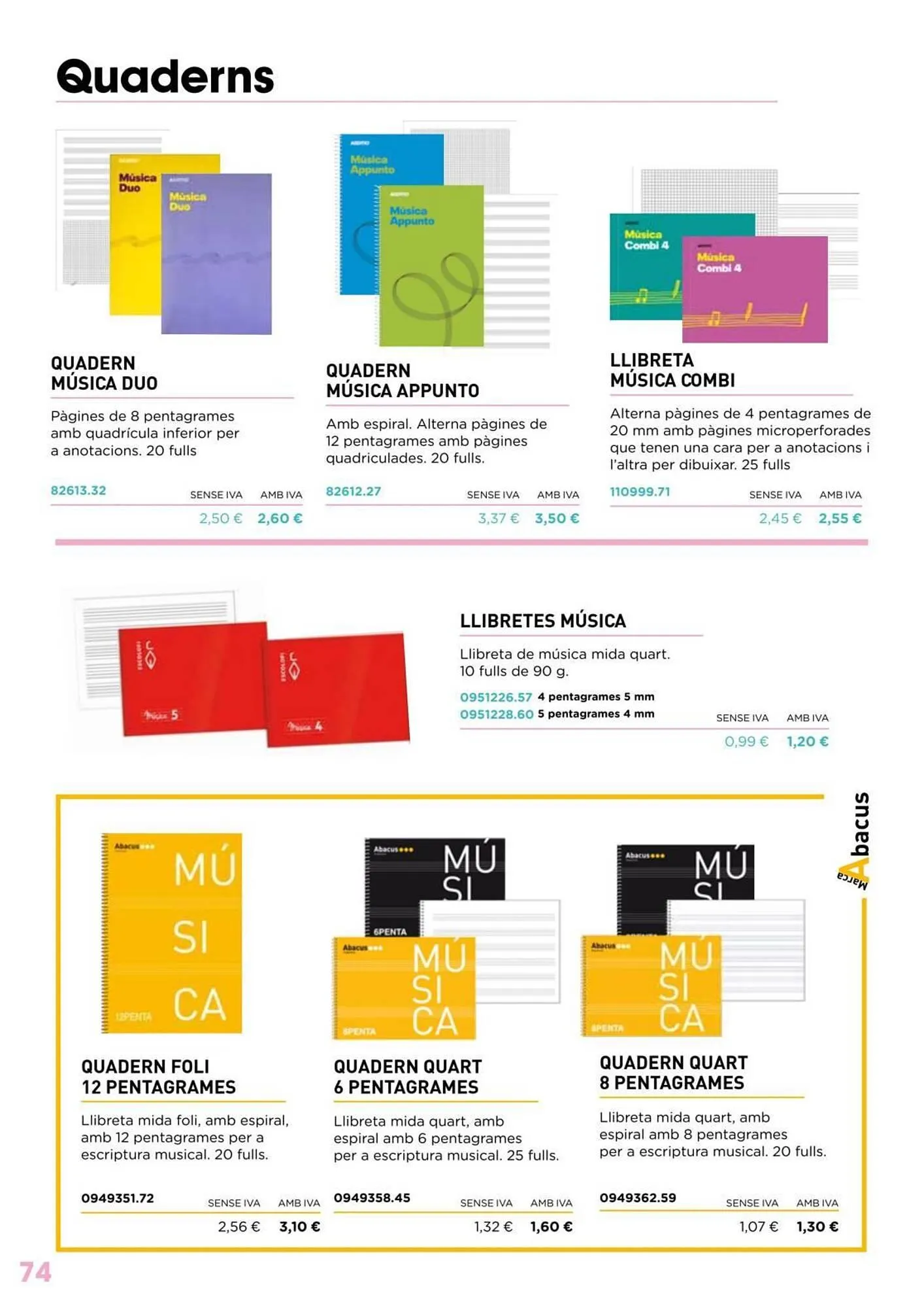 Catálogo de Folleto Abacus 22 de mayo al 28 de febrero 2024 - Página 76