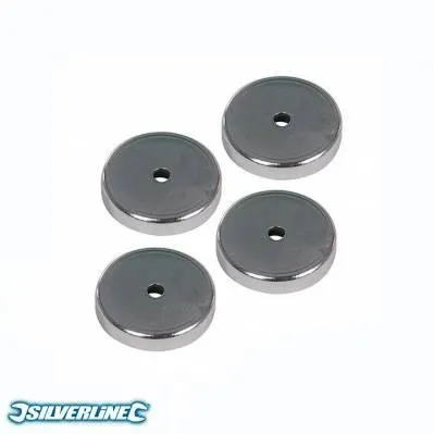 Juego de 4 imanes de ferrita - Ø36 x 7 mm