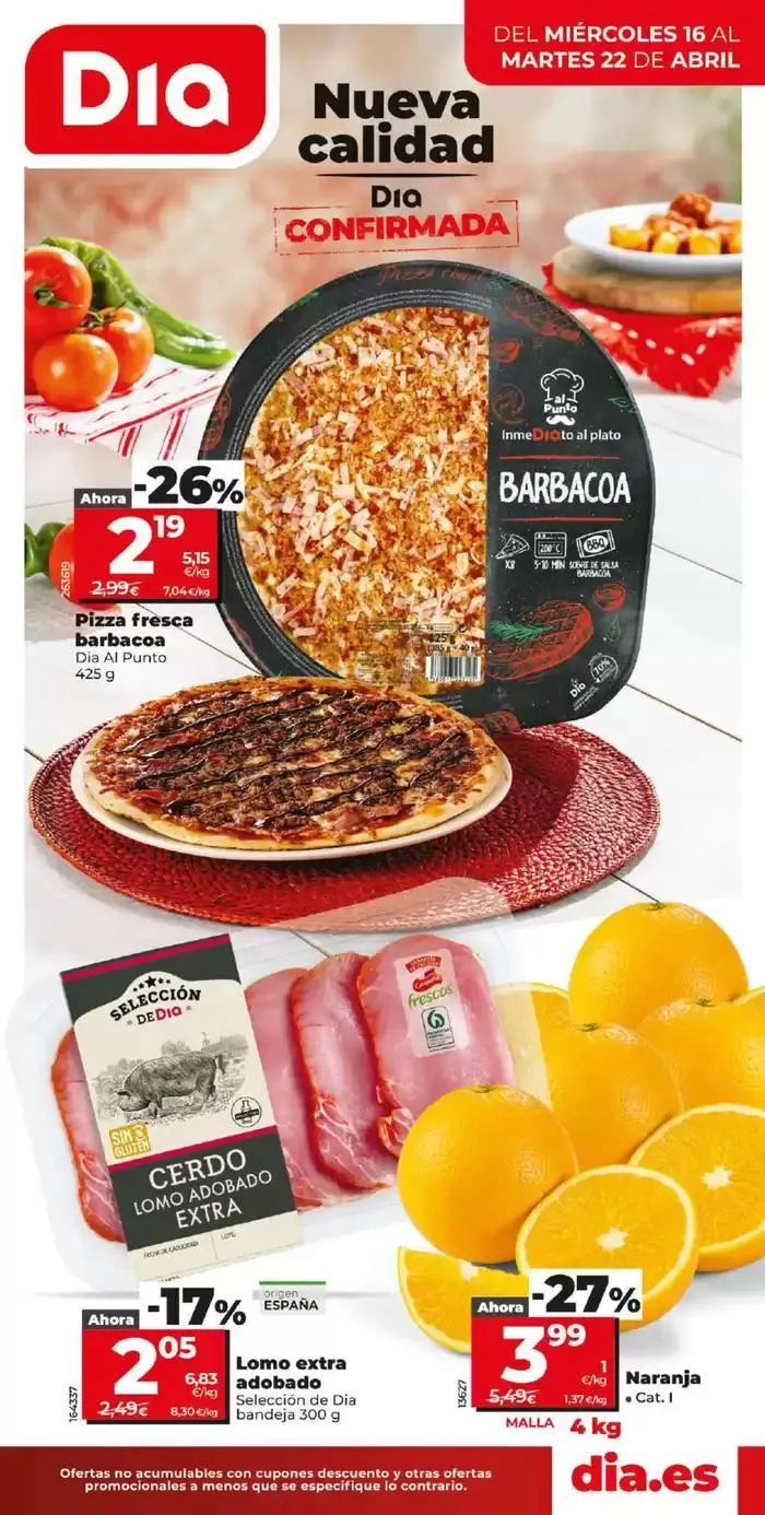 Catálogo de Nueva calidad Dia del 16/04 al 22/04 16 de abril al 22 de abril 2025 - Página 1