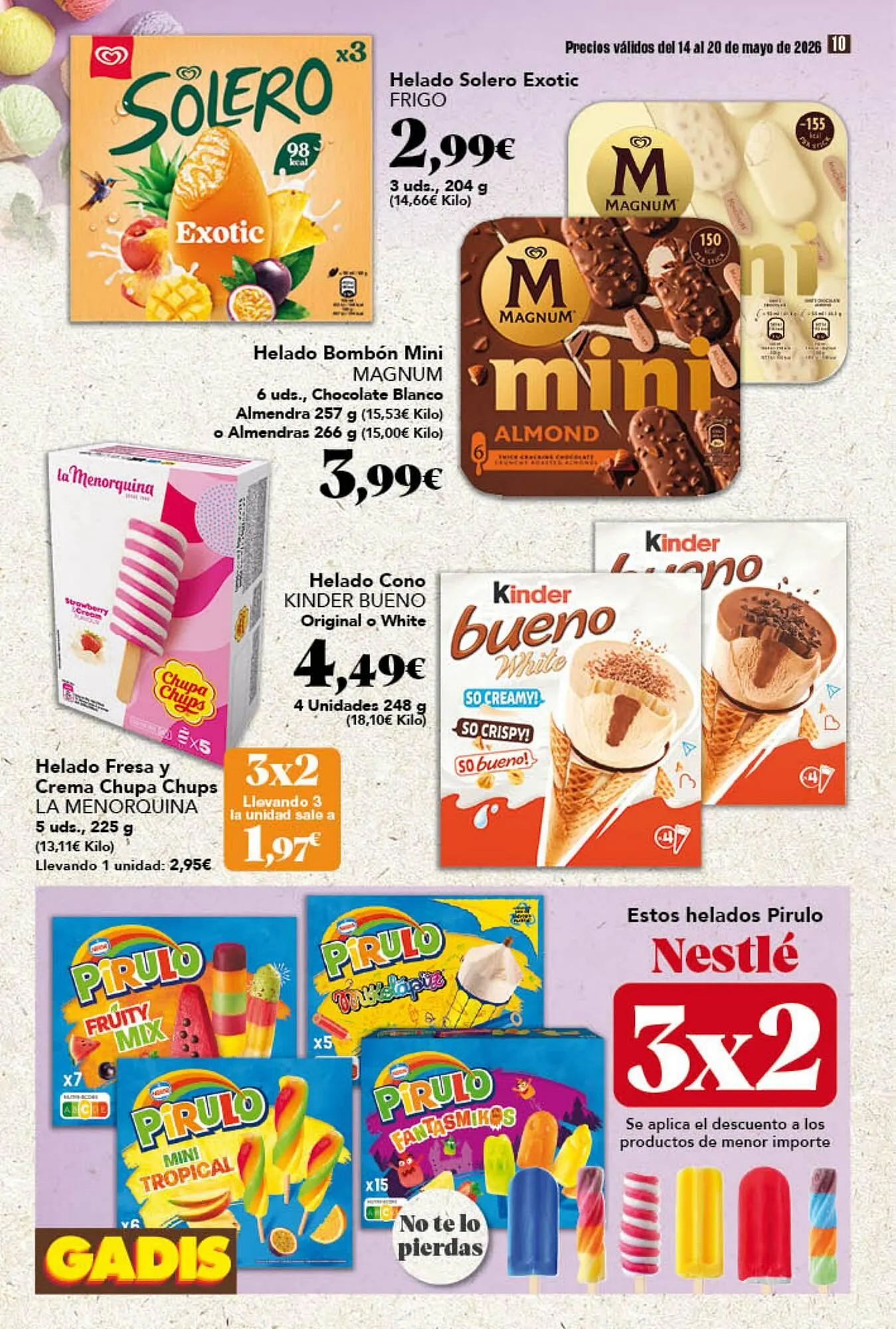 Catálogo de Folleto Gadis 14 de mayo al 20 de mayo 2026 - Página 10