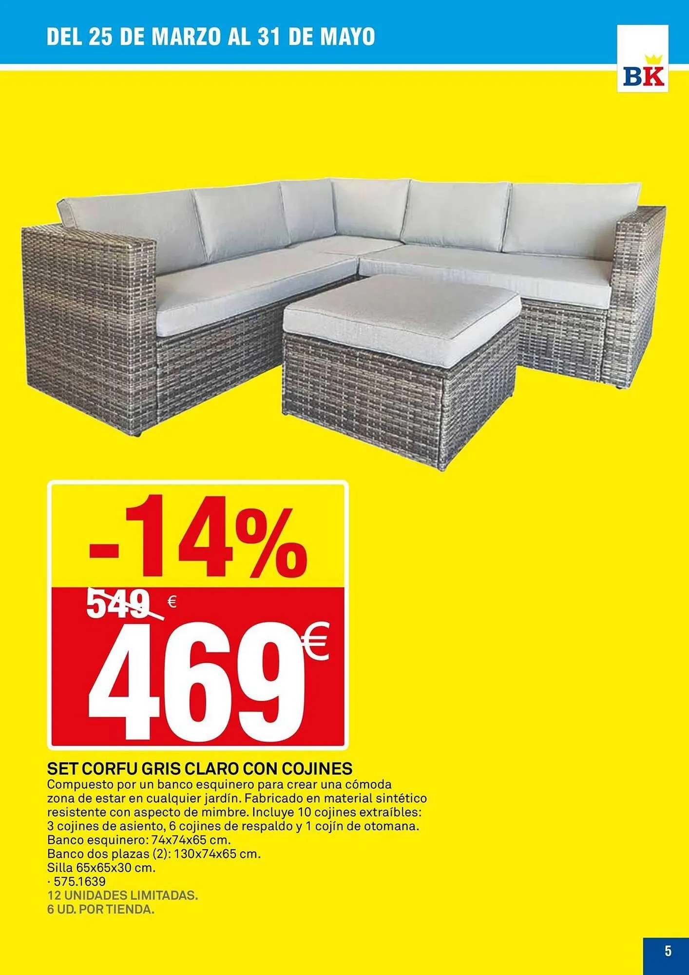 Catálogo de Catálogo Bricoking 25 de marzo al 31 de mayo 2026 - Página 5