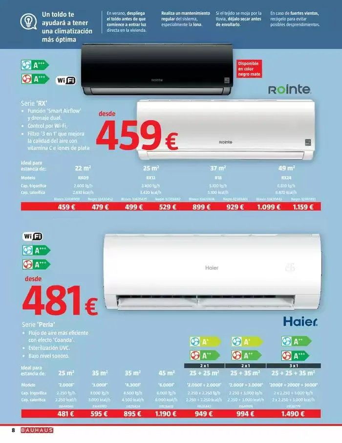 Catálogo de Clima. Soluciones de climatización 9 de abril al 9 de mayo 2025 - Página 8