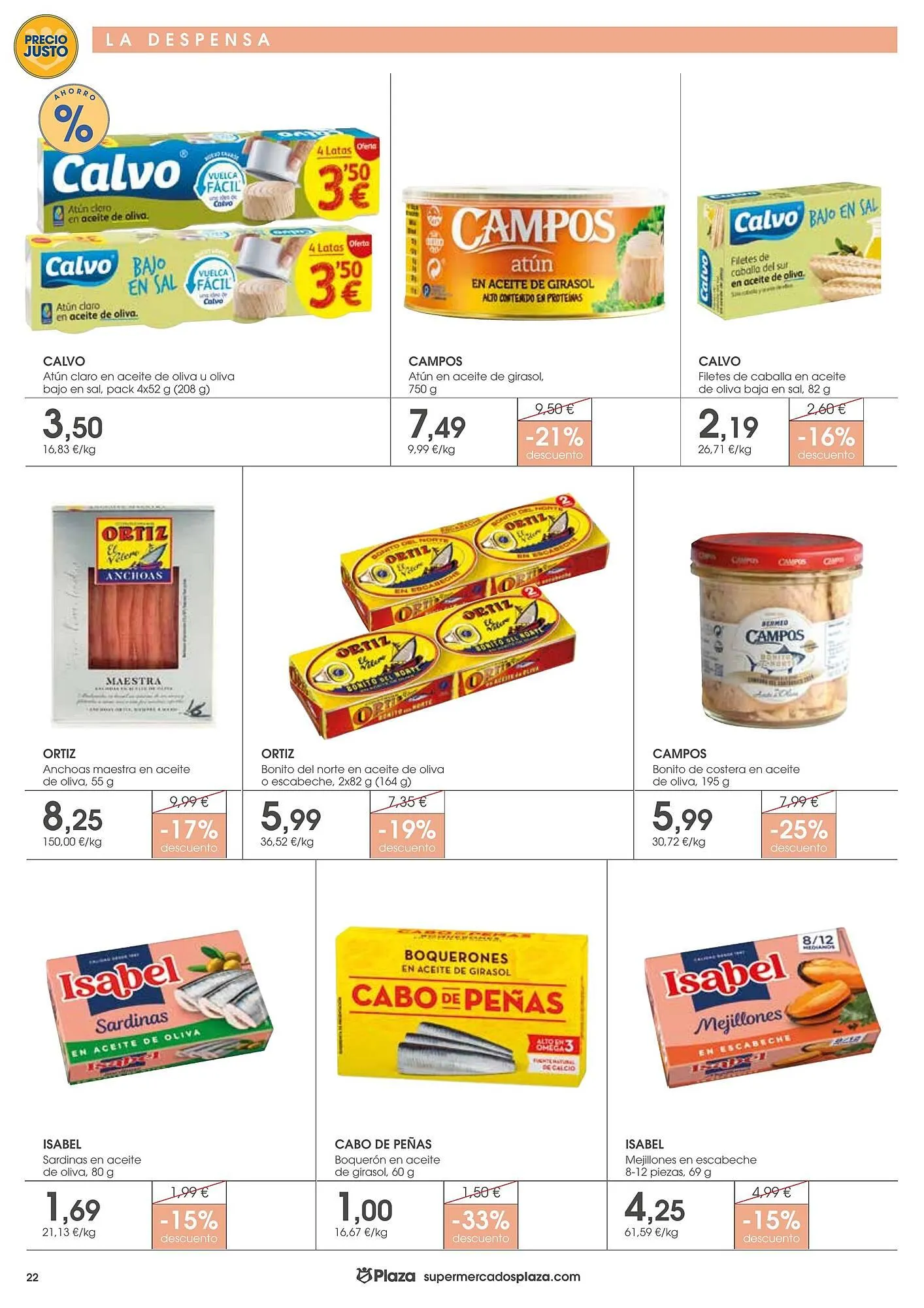 Catálogo de Folleto Supermercados Plaza 23 de abril al 6 de mayo 2026 - Página 22