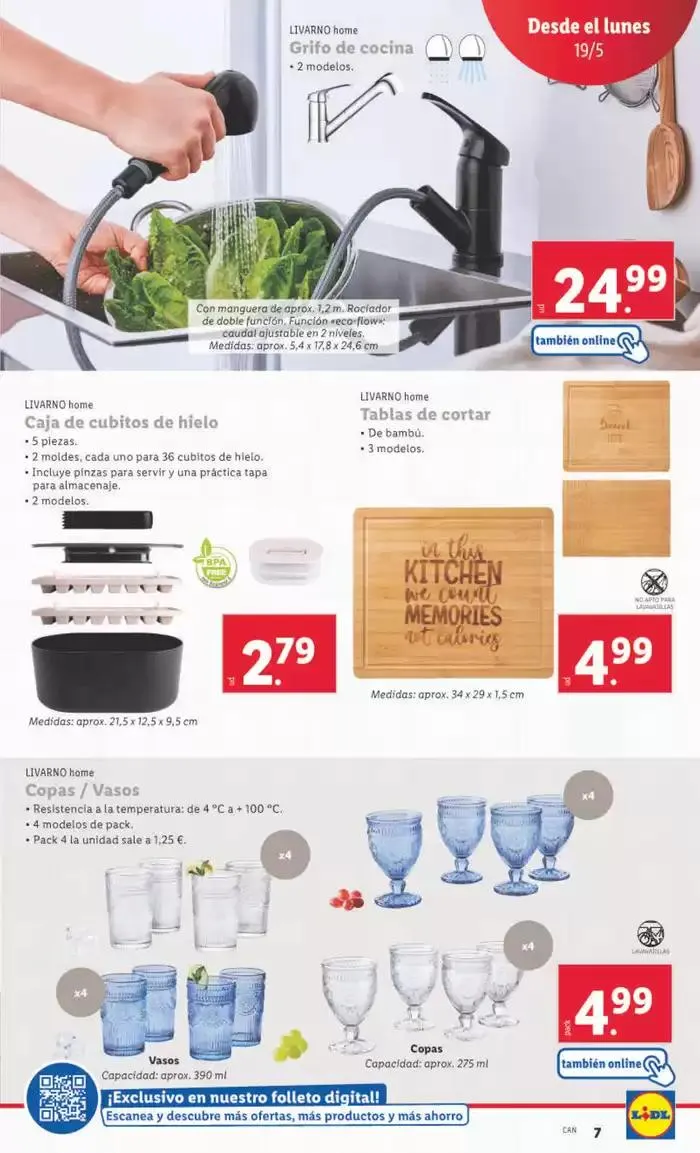 Catálogo de ¡Bazar Lidl! Ofertas válidas del 19/05 al 25/05 19 de mayo al 25 de mayo 2025 - Página 7