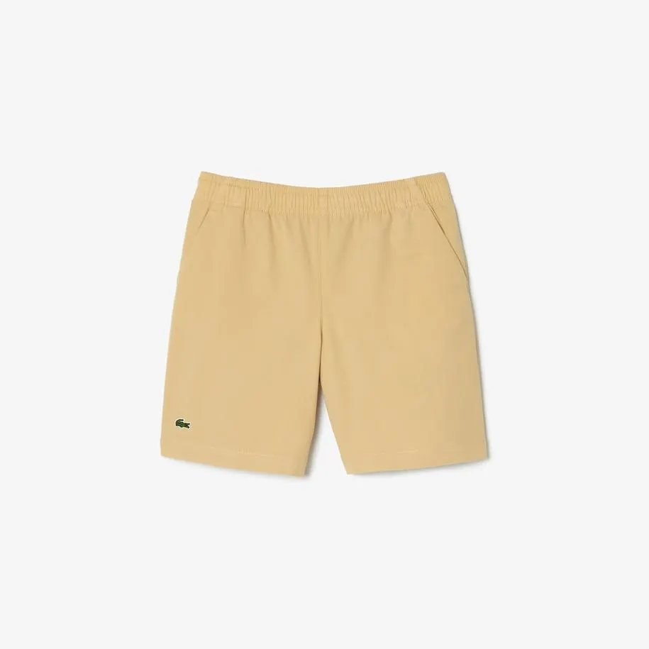 Bermudas de niño Lacoste de gabardina de algodón ligero