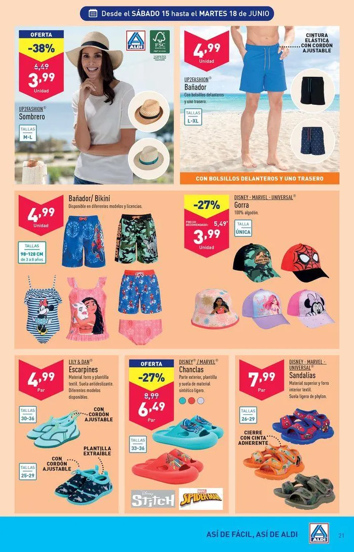 Catálogo de  ¡Así de fácil, así de Aldi! 12 de junio al 18 de junio 2024 - Página 21