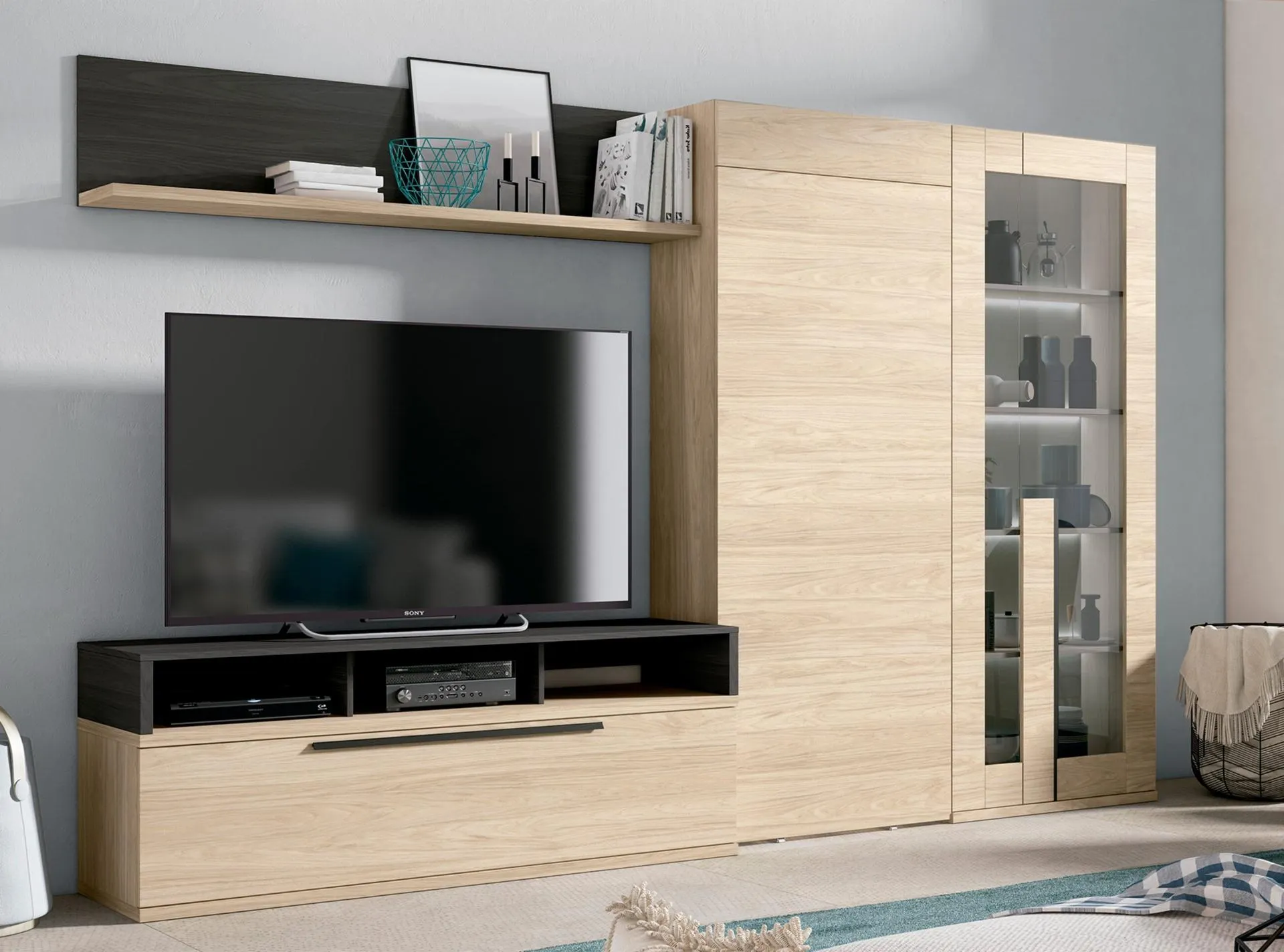 Mueble de salón de 330 cm