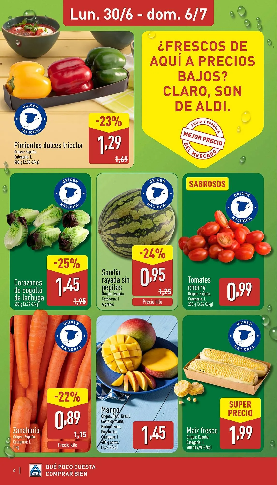 Catálogo de Folleto ALDI 30 de junio al 6 de julio 2025 - Página 4