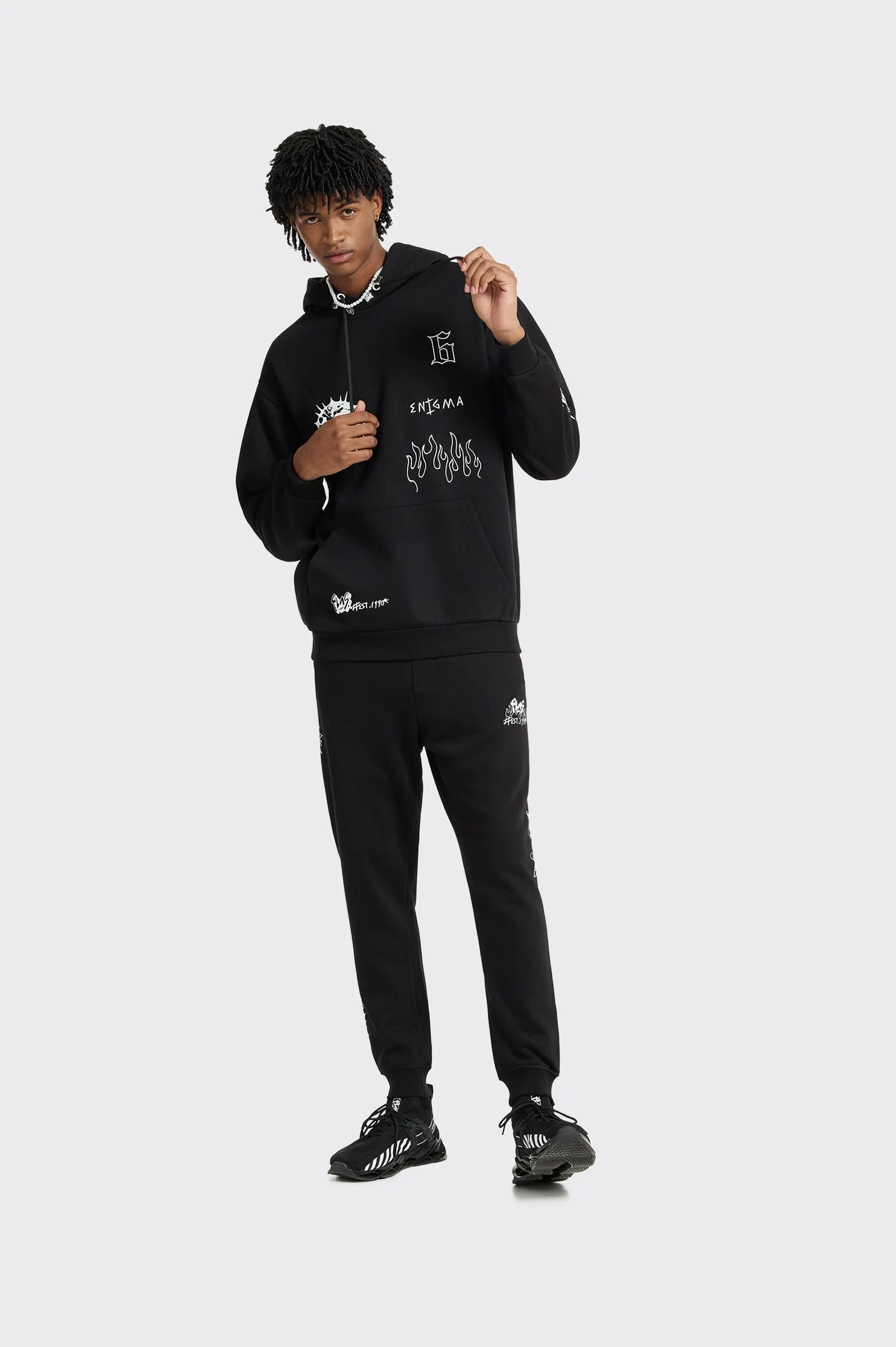 SUDADERA Polinesia CAPUCHA ENIGMA HOMBRE