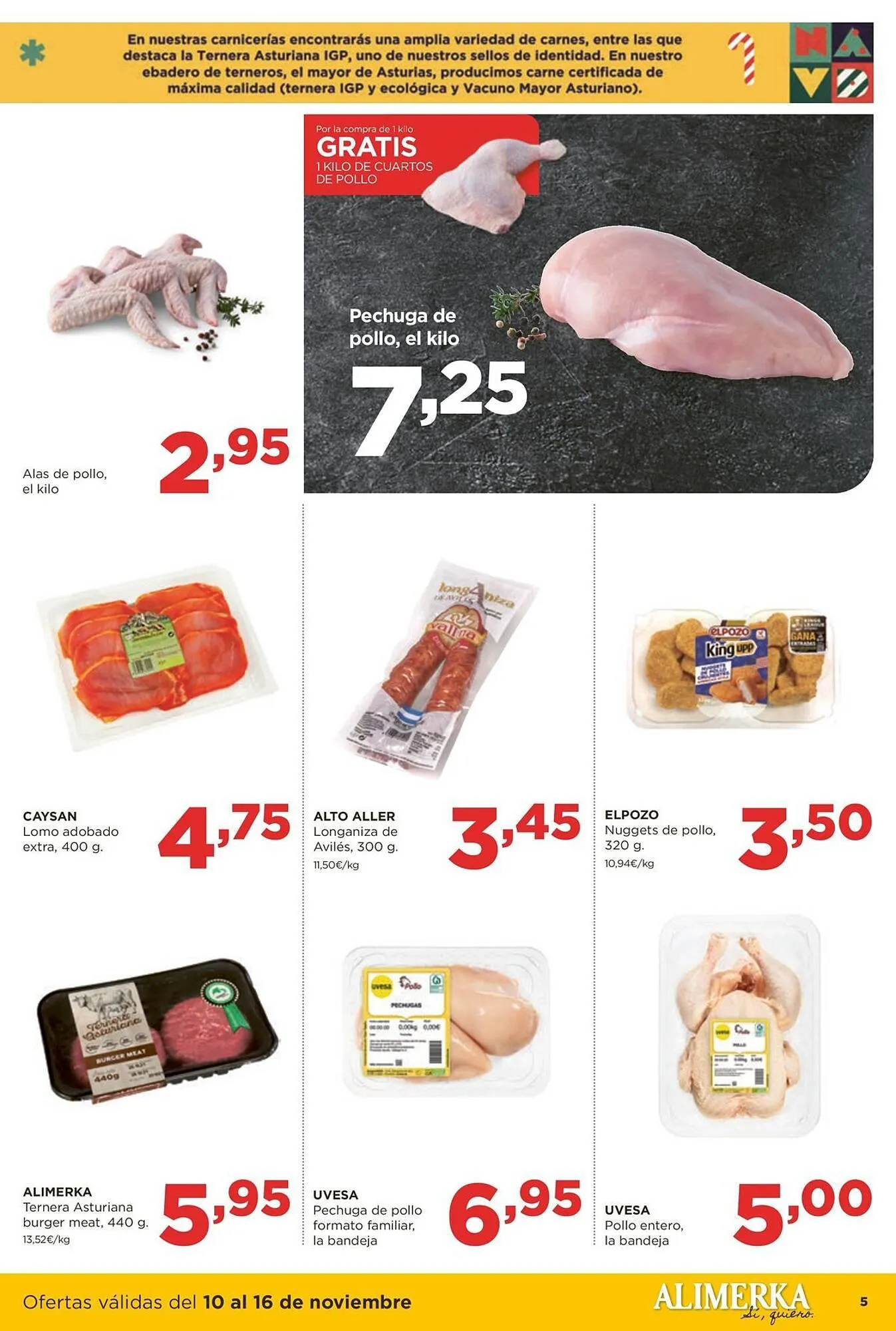 Catálogo de Folleto Alimerka 10 de noviembre al 16 de noviembre 2025 - Página 5