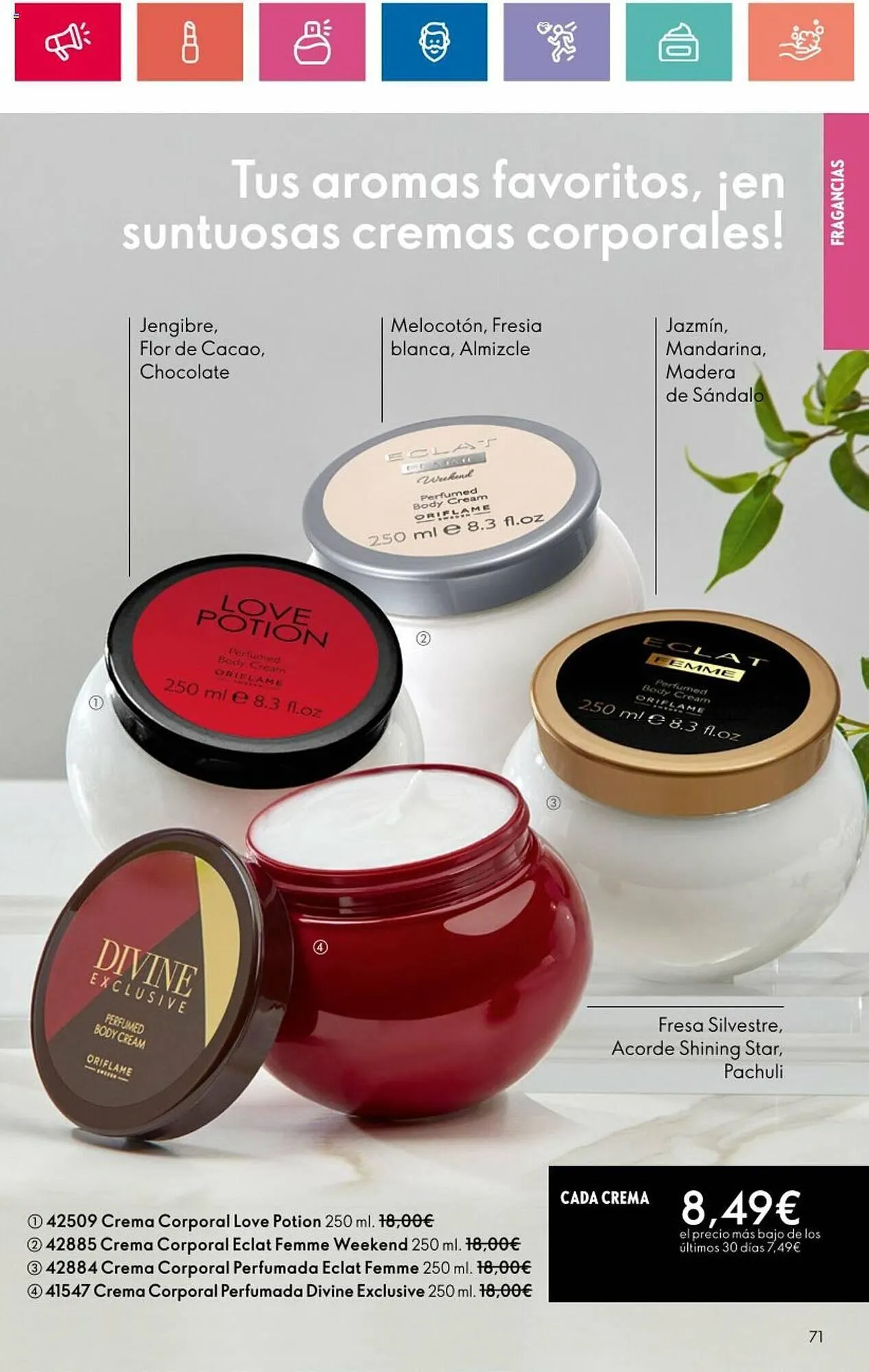 Catálogo de Folleto Oriflame 7 de mayo al 27 de mayo 2024 - Página 71