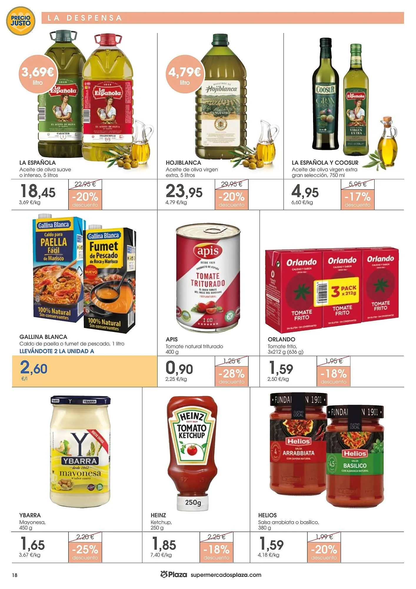 Catálogo de Folleto Supermercados Plaza 8 de mayo al 28 de mayo 2025 - Página 18