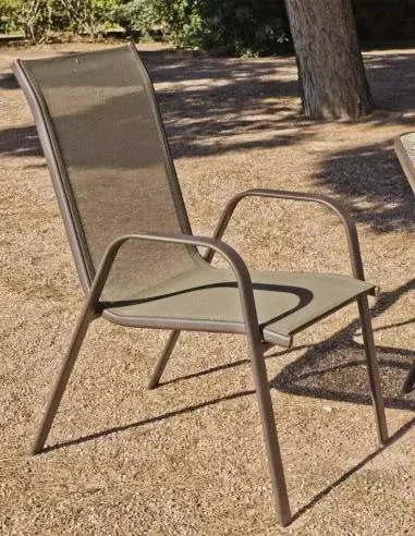 Sillón Acero/Textilen Macao 3 Hevea