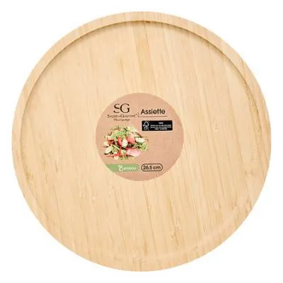 TABLA DE PRESENTACIÓN DE BAMBÚ 26,5 cm