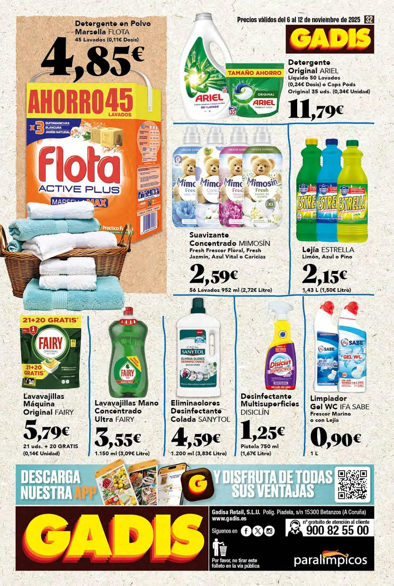 Catálogo de Folleto Gadis 6 de noviembre al 12 de noviembre 2025 - Página 32