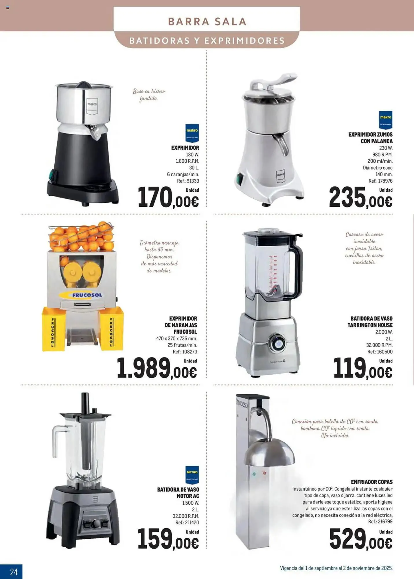 Catálogo de Folleto Makro 1 de septiembre al 2 de noviembre 2025 - Página 24