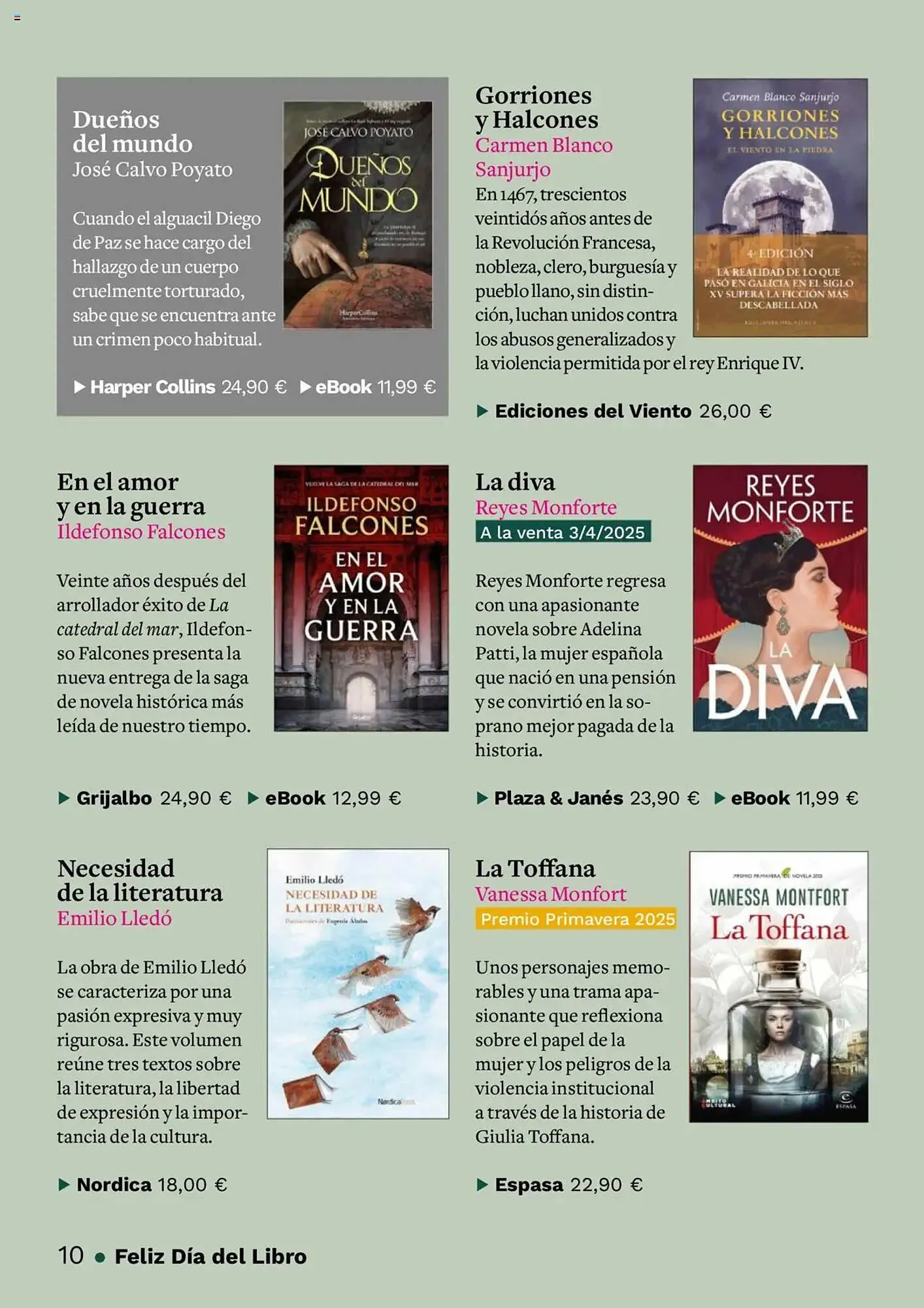 Catálogo de Folleto Casa del Libro 7 de abril al 22 de abril 2025 - Página 10