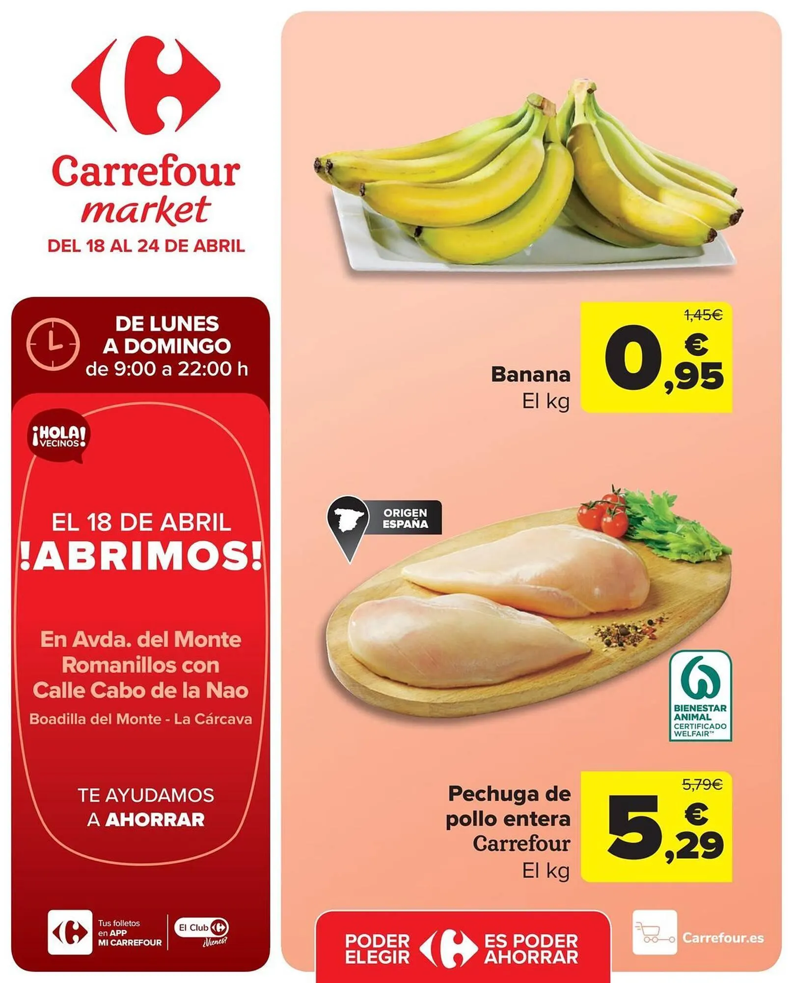 Catálogo de Folleto Carrefour Market 18 de abril al 24 de abril 2024 - Página 1
