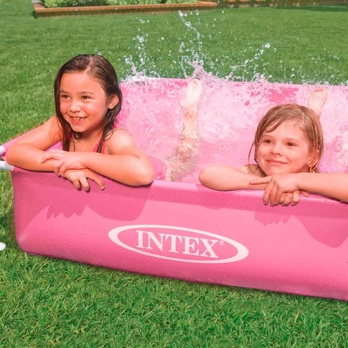 Piscina infantil Small Frame Intex cuadrada 342L +2A 30x122x122 cm