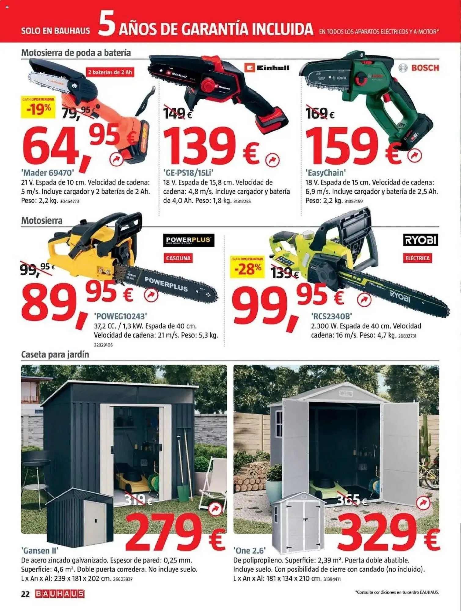 Catálogo de Catálogo Bauhaus 17 de noviembre al 31 de diciembre 2025 - Página 22